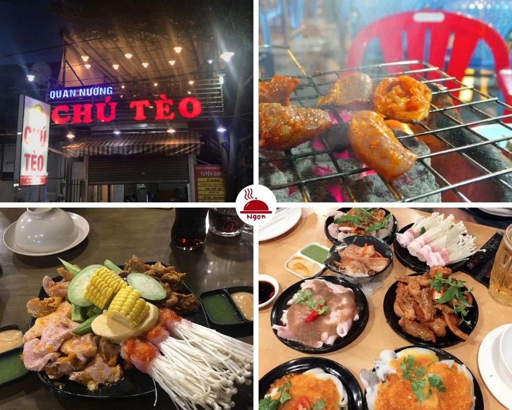 Lòng nướng chú Tèo