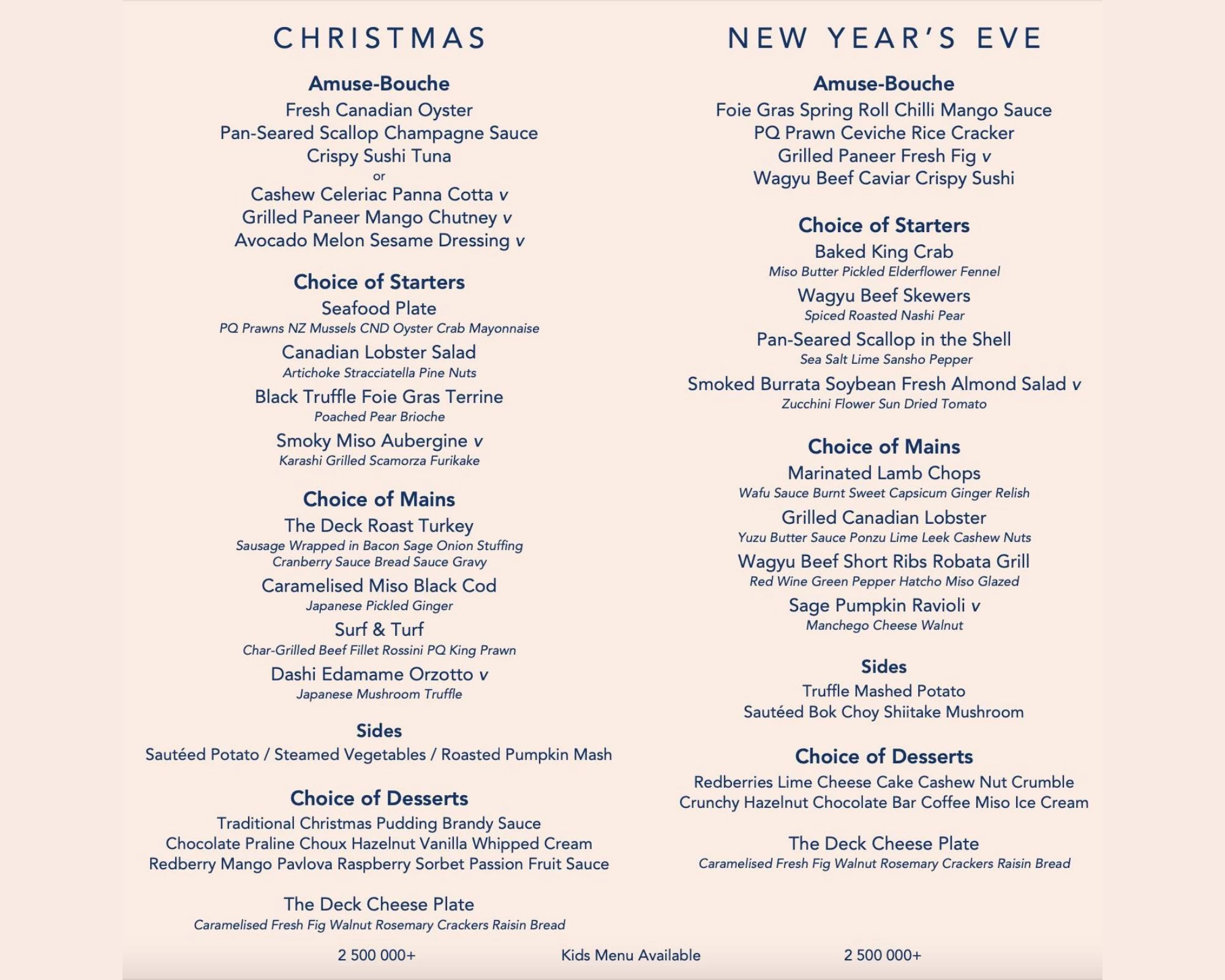 Thực đơn set menu đặc biệt cho mùa lễ hội tại The Deck, nhà hàng view sông Sài Gòn đẳng cấp cho giới sành ăn