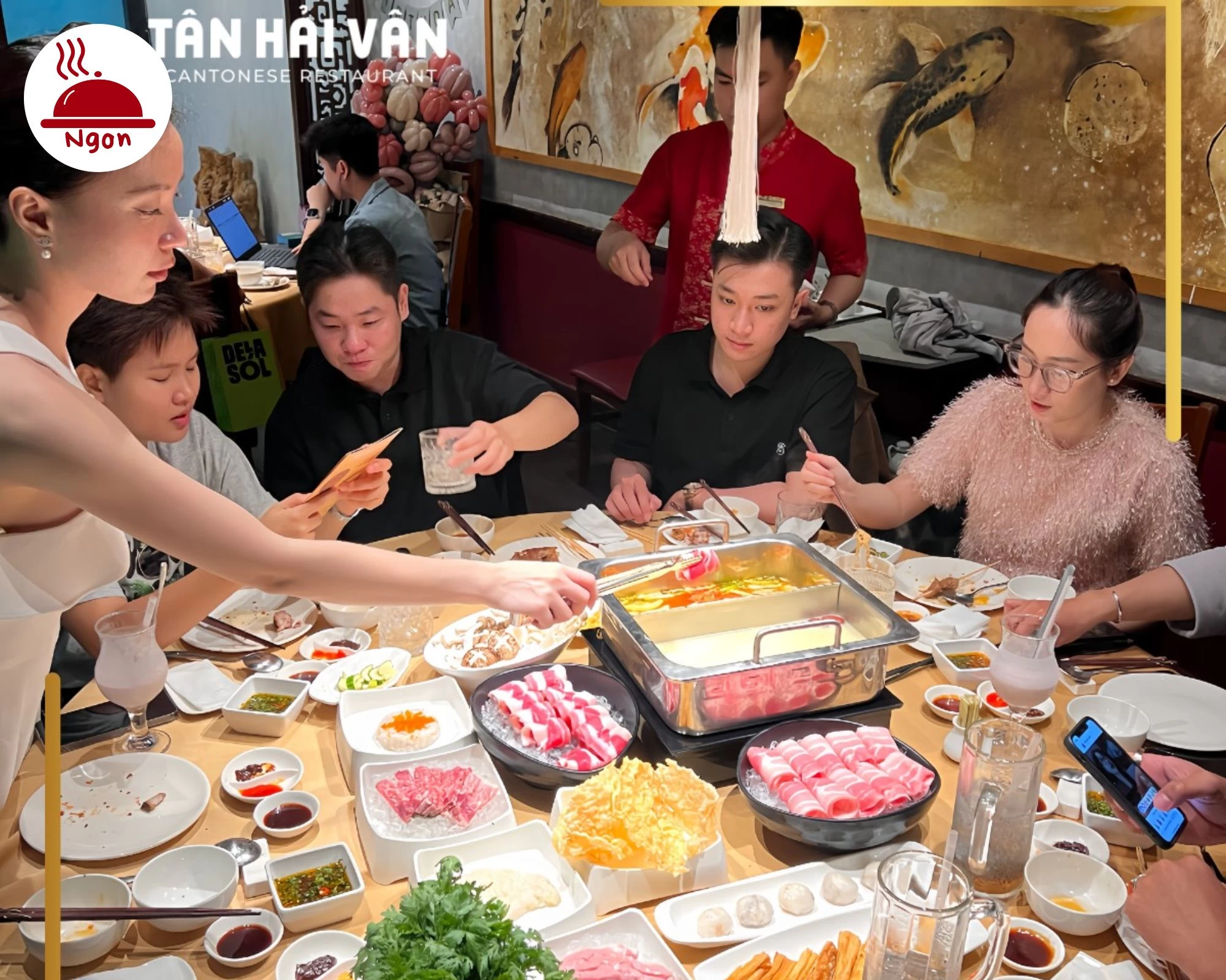 Điểm hẹn lẩu Hồng Kông đông vui nhất Sài Gòn chính là Tân Hải Vân