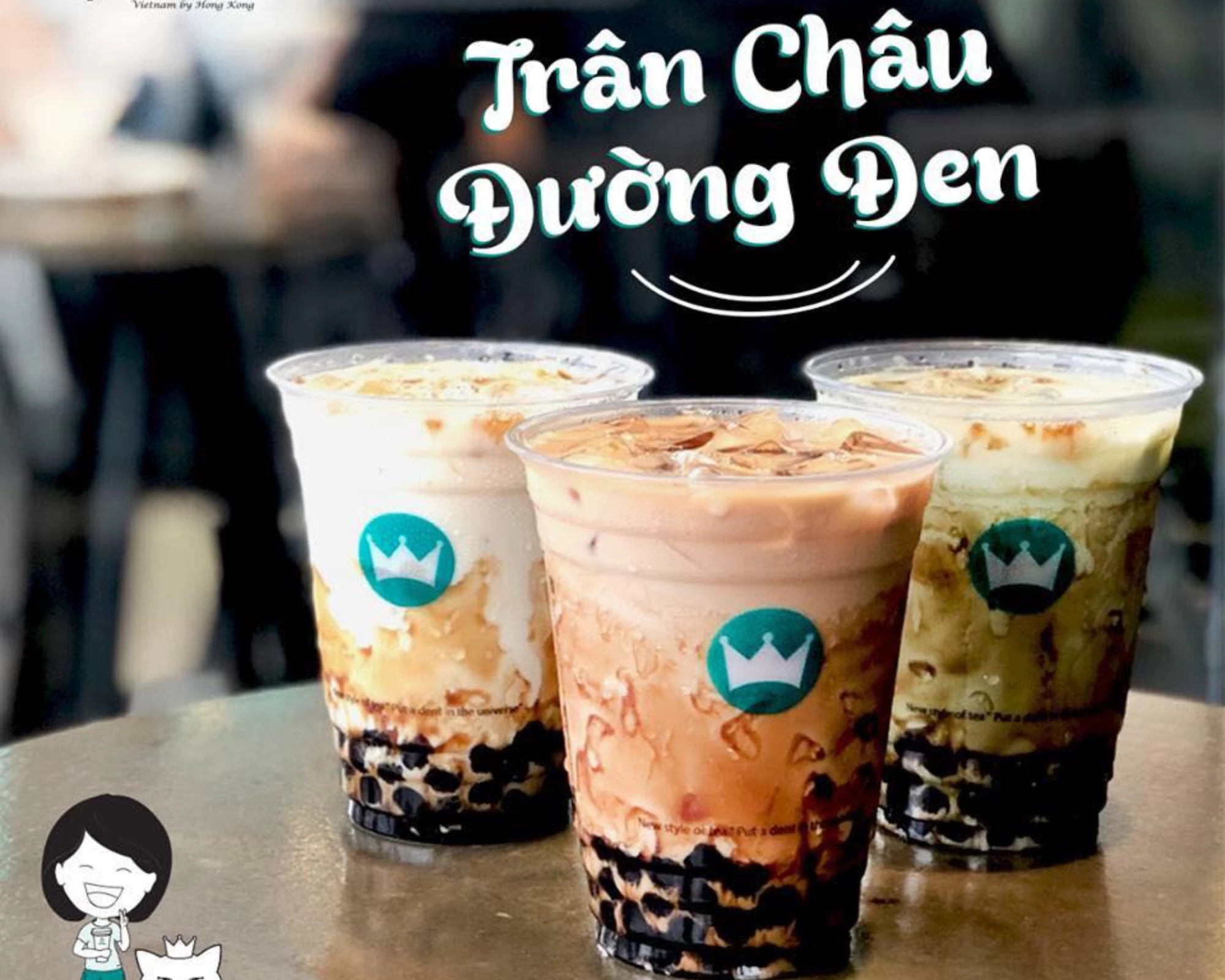 Trà Sữa Quận 1 thương hiệu Royal Tea sử dụng lá trà chắt lọc từ vùng núi cao Ali Mountain kết hợp cùng trân châu đường đen thủ công