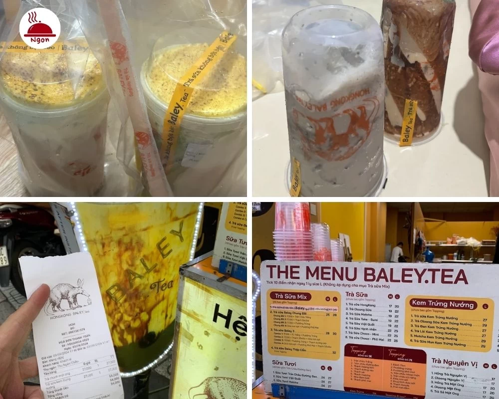 Trà sữa Hong Kong Baley