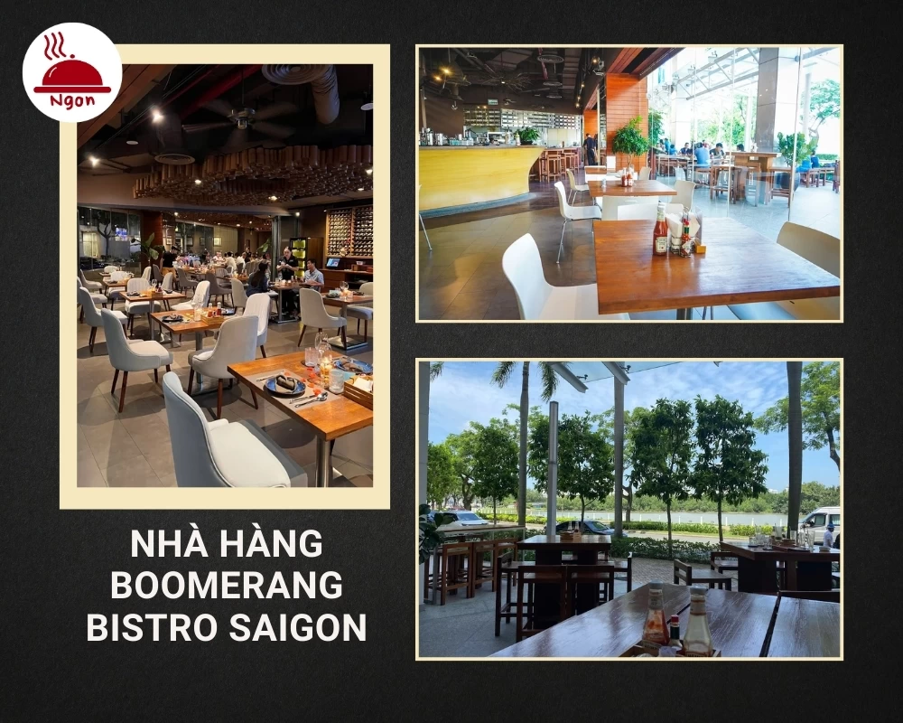 Không gian nhà hàng beefsteak quận 7 - Boomerang Bistro Saigon