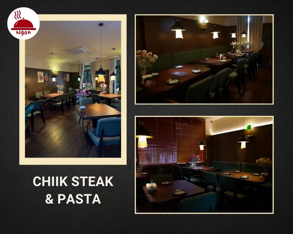 Không gian nhà hàng beefsteak quận 7 - Chiik Steak & Pasta