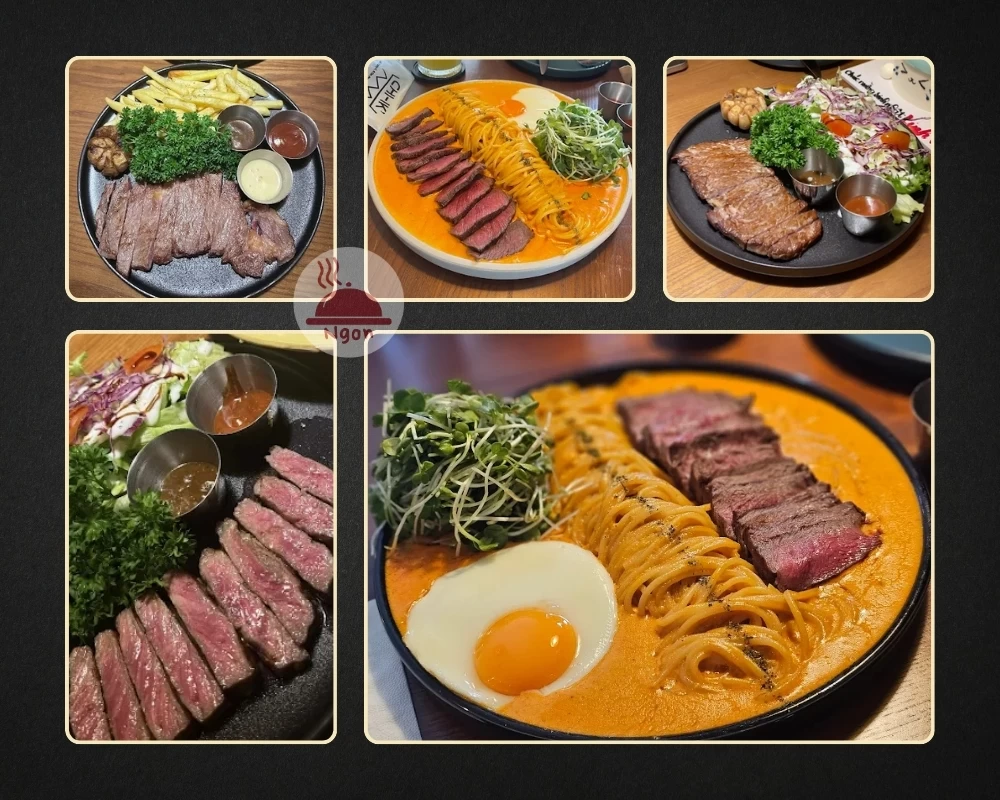 Món beefsteak của nhà hàng Chiik Steak & Pasta quận 7