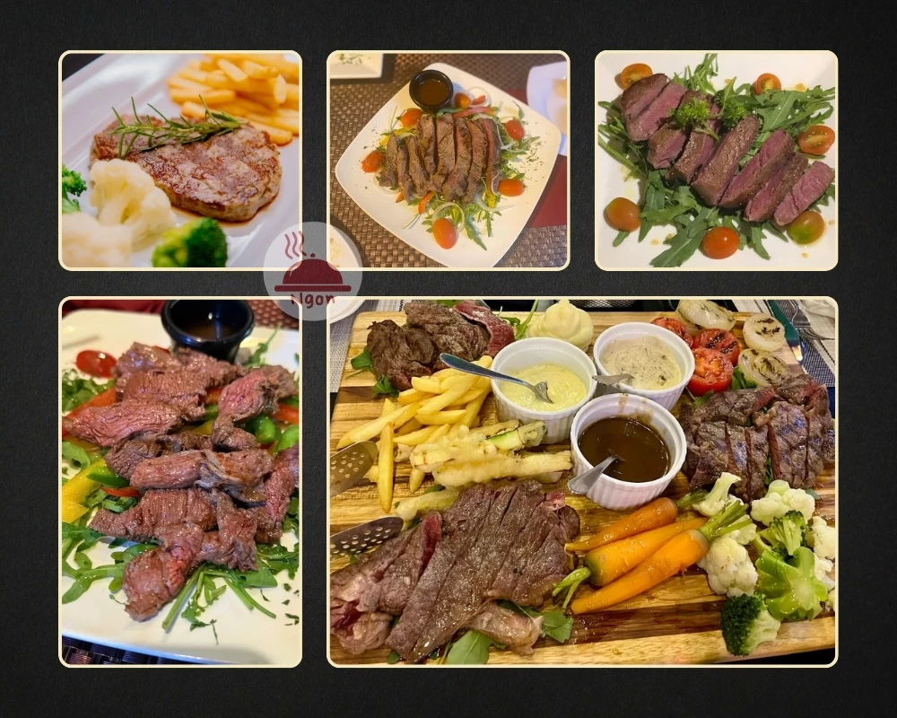 Món beefsteak của nhà hàng Luca