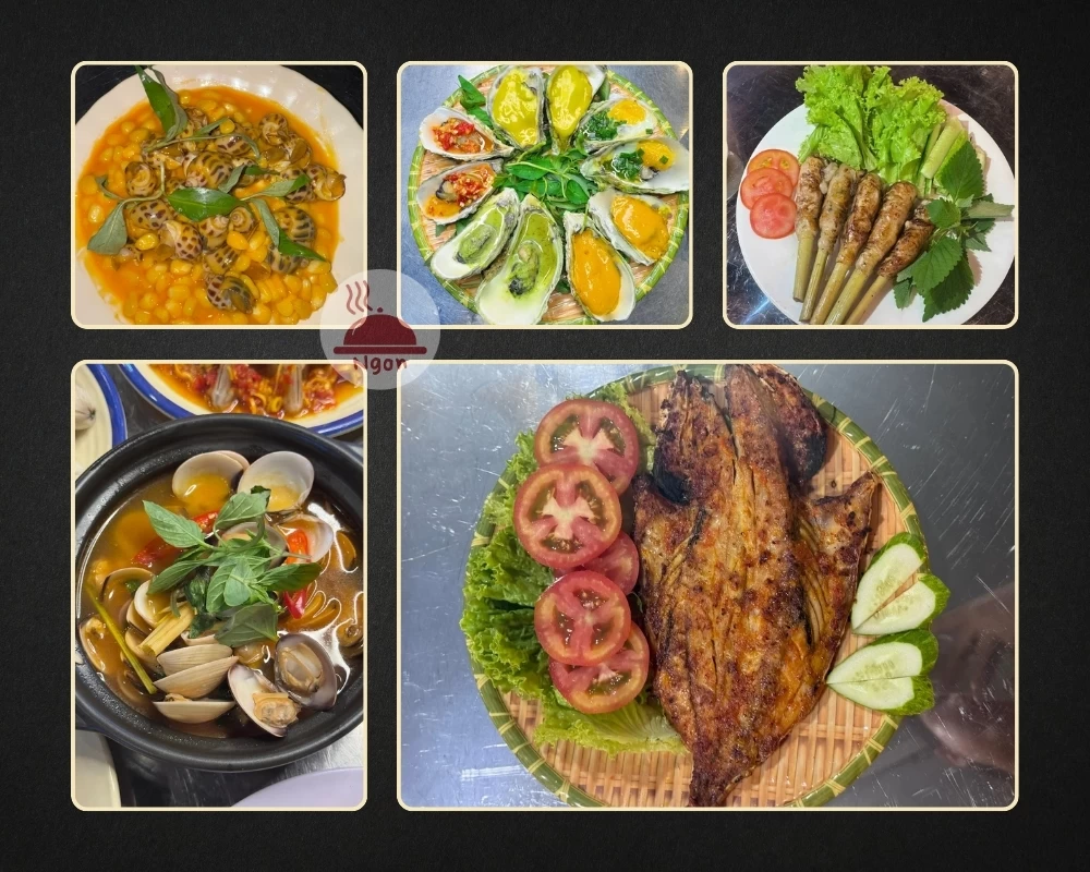 Một số món ăn của quán nhậu Bình Thạnh - Quán Nhậu Năm Zui