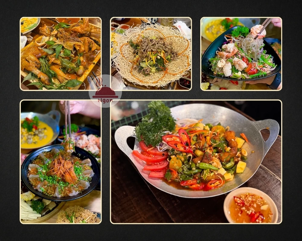 Một số món ăn của quán nhậu Gò Vấp - Quốc Dân Quán