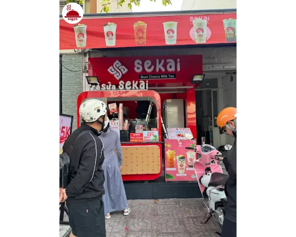 Không gian tiệm trà sữa Bình Thạnh - SEKAI