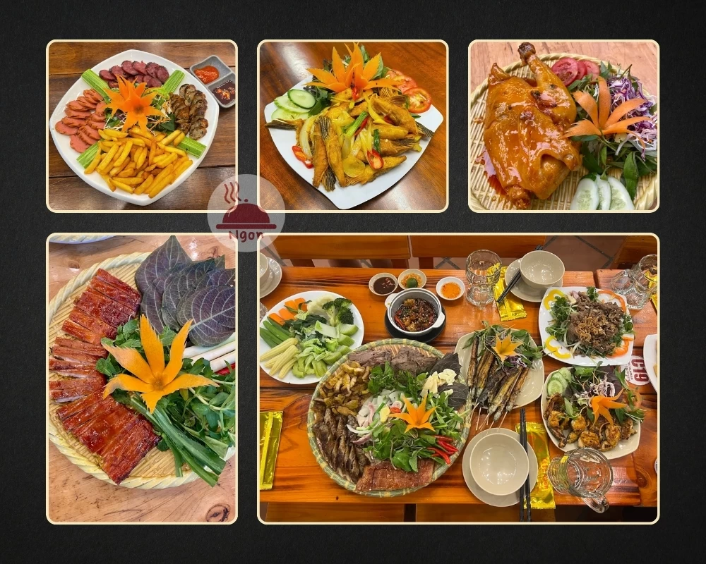 Một số món ăn của quán nhậu Gò Vấp - Tá Lả Quán