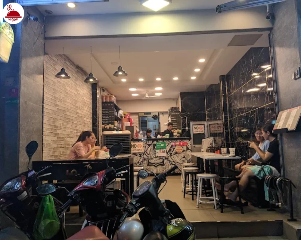 Không gian tiệm trà sữa Bình Thạnh - Boom